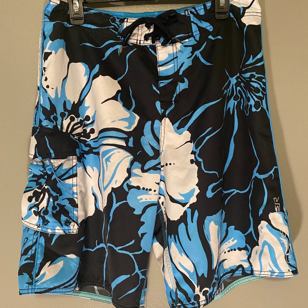 Quiksilver Board Shorts, Blue, 32